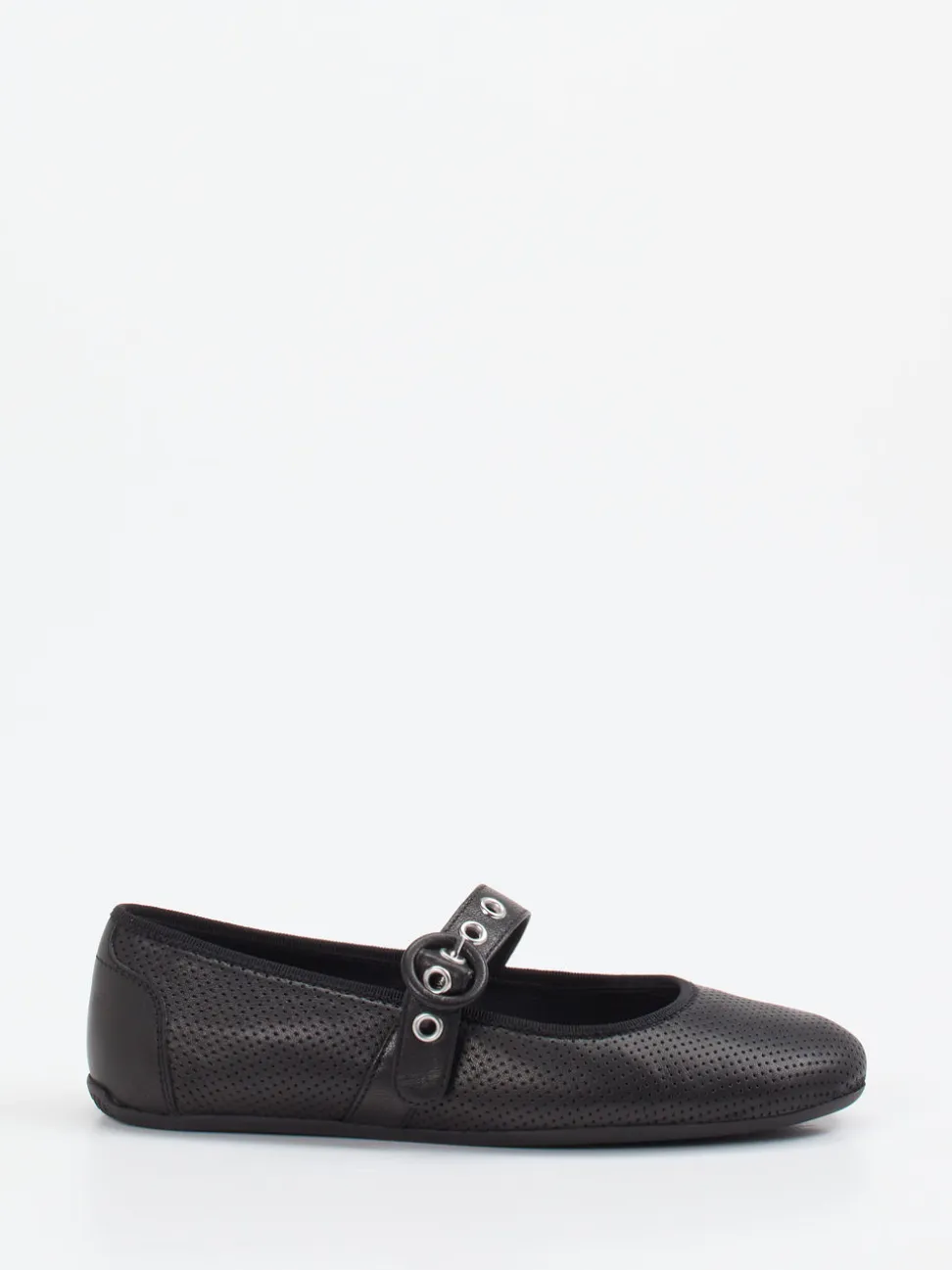 Candice Cooper – Spangenpumps aus Lammleder Schwarz
