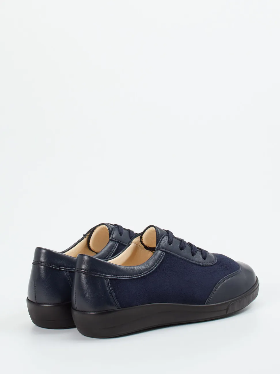 Christian Dietz – Komfort-Sneaker aus Stretchleder blau