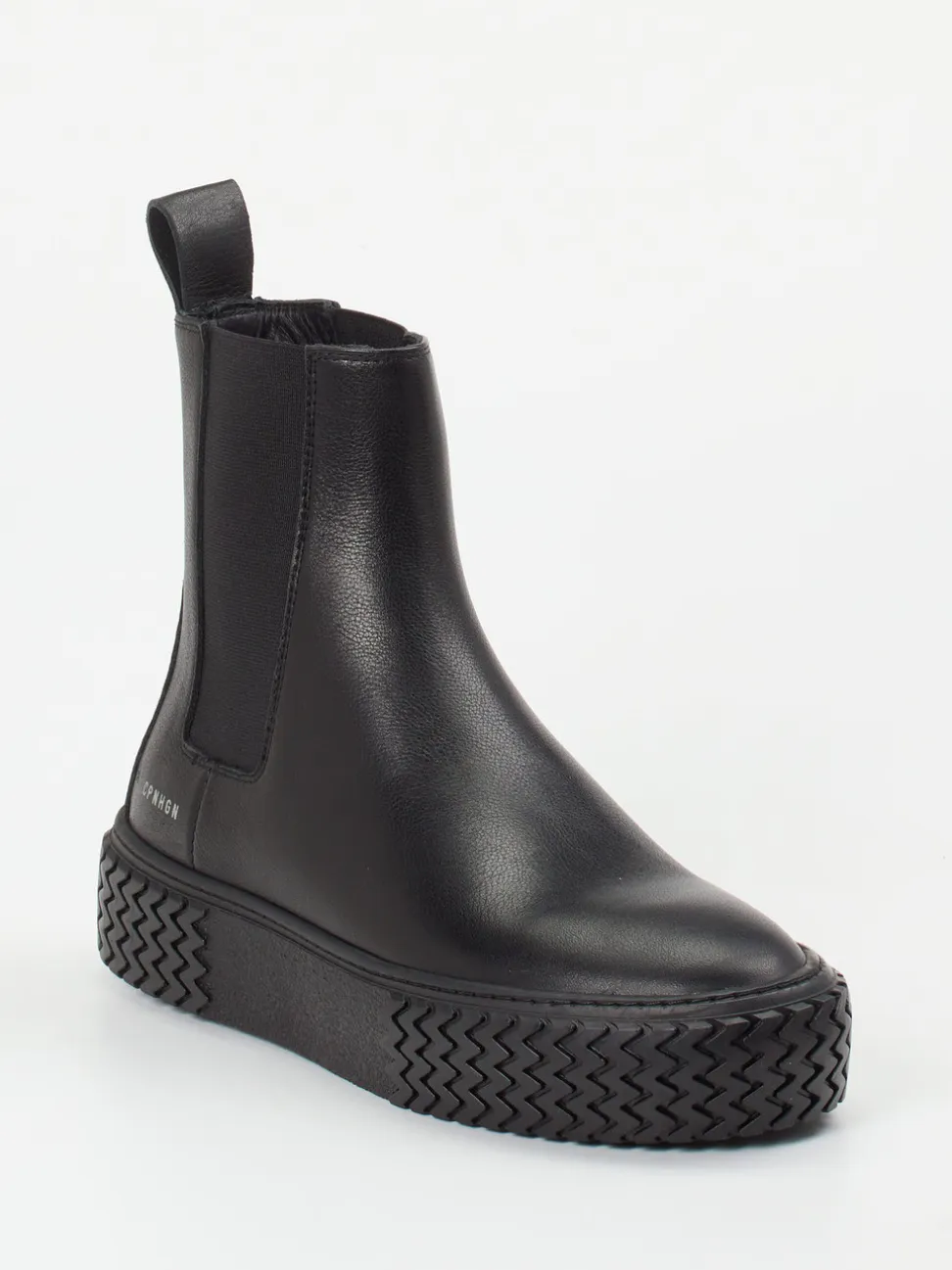 Copenhagen – Chelsea Boots aus Leder in Schwarz