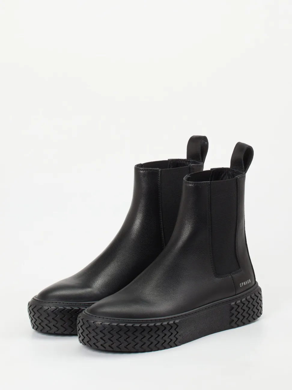 Copenhagen – Chelsea Boots aus Leder in Schwarz