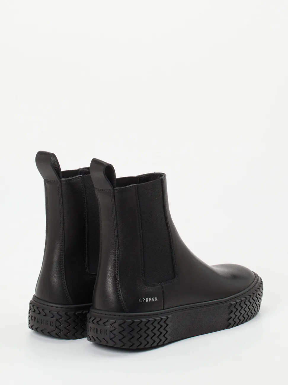 Copenhagen – Chelsea Boots aus Leder in Schwarz