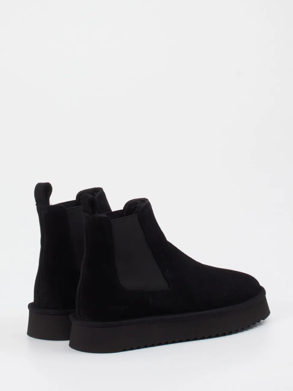 Copenhagen – Chelsea Boots aus Veloursleder schwarz