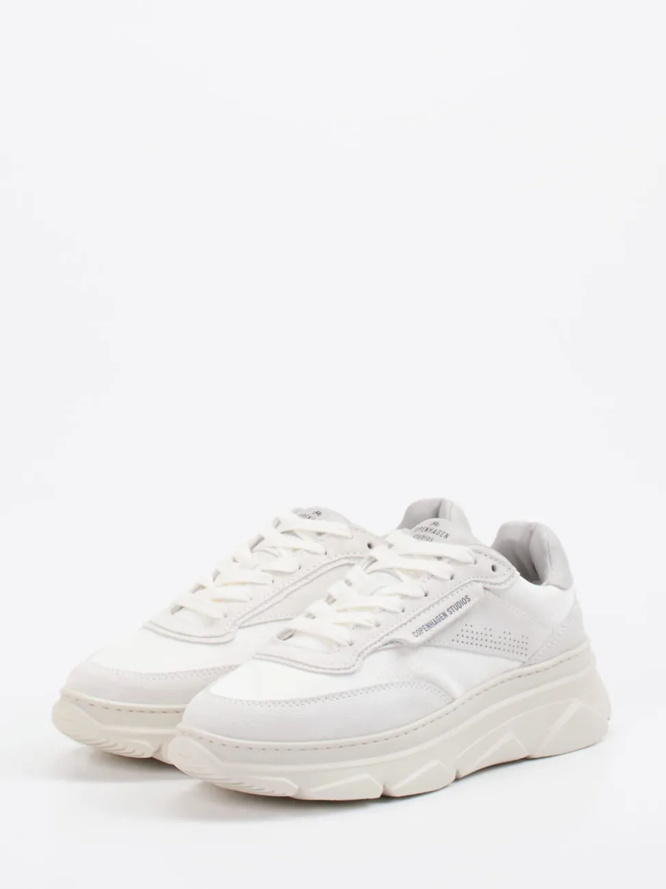 Copenhagen – Chunky Sneaker aus Veloursleder Offwhite