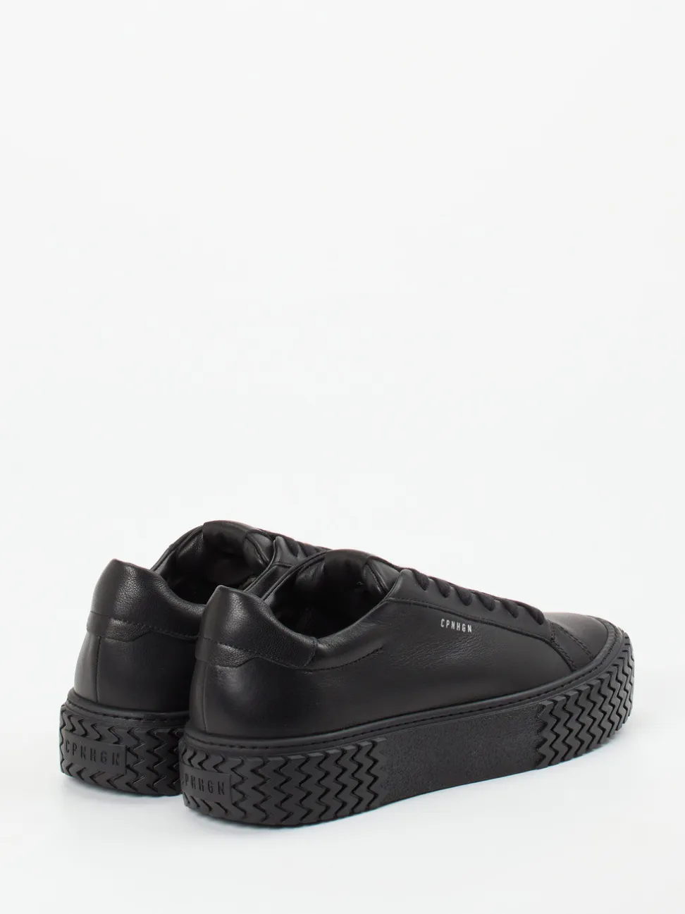 Copenhagen – Plateau-Sneaker aus Nubukleder Schwarz