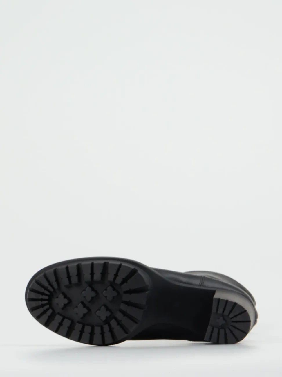 Copenhagen – Plateau-Stiefeletten aus Stretchleder schwarz