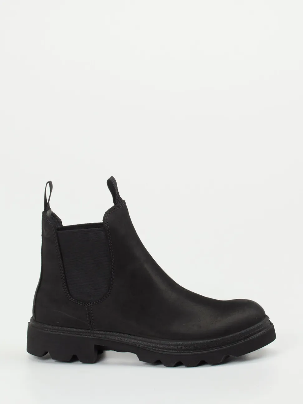 Ecco – Chelsea Boots aus Fettleder schwarz