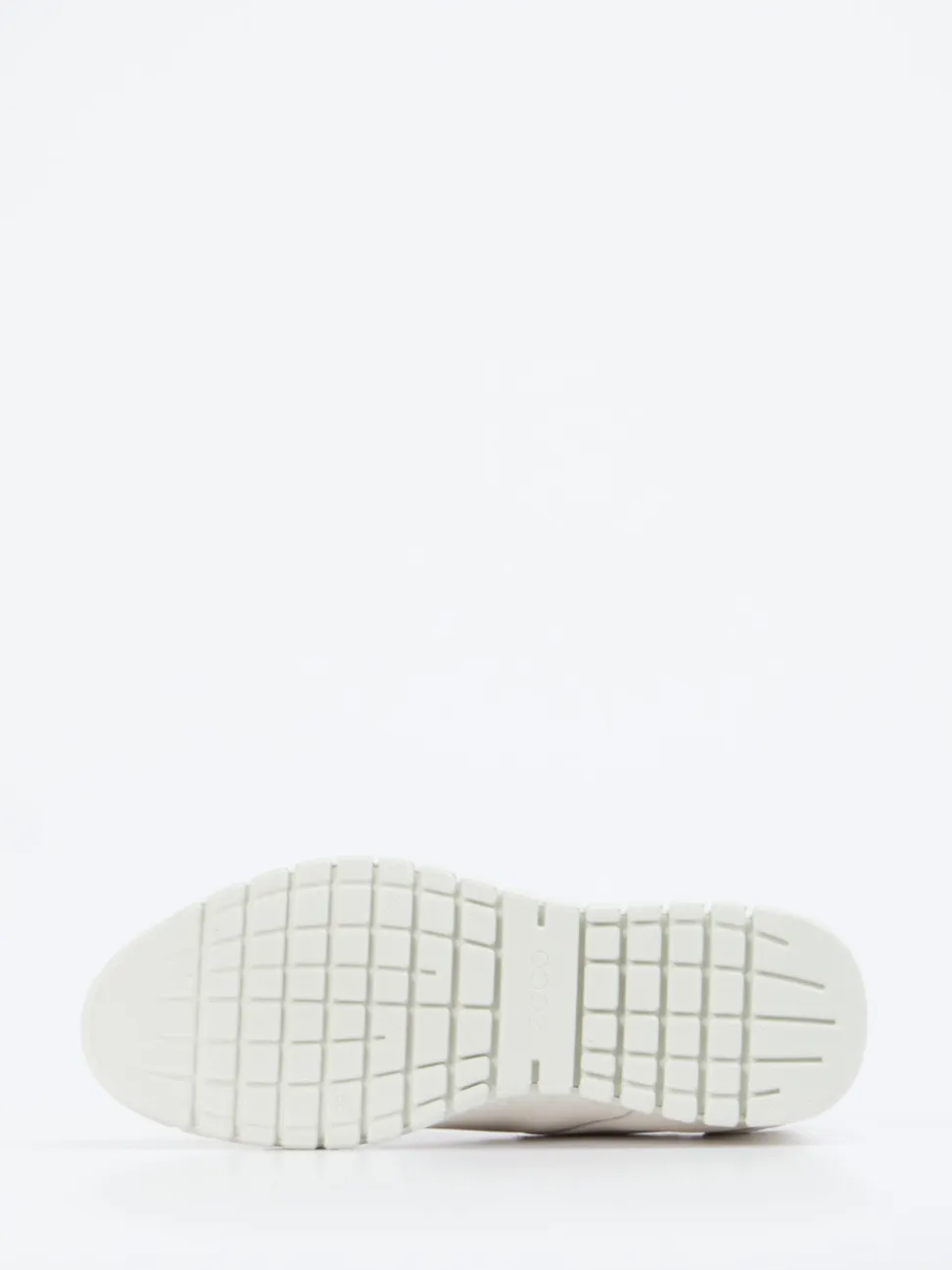 Ecco – Sneaker aus Kalbleder in Offwhite