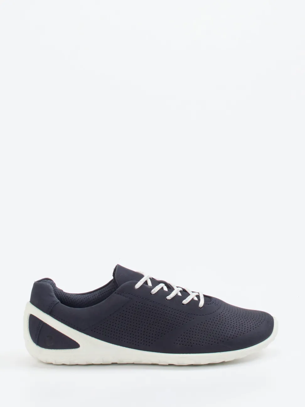 Ecco – Sneaker aus Nubukleder in Dunkelblau