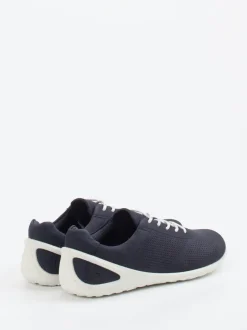 Ecco – Sneaker aus Nubukleder in Dunkelblau