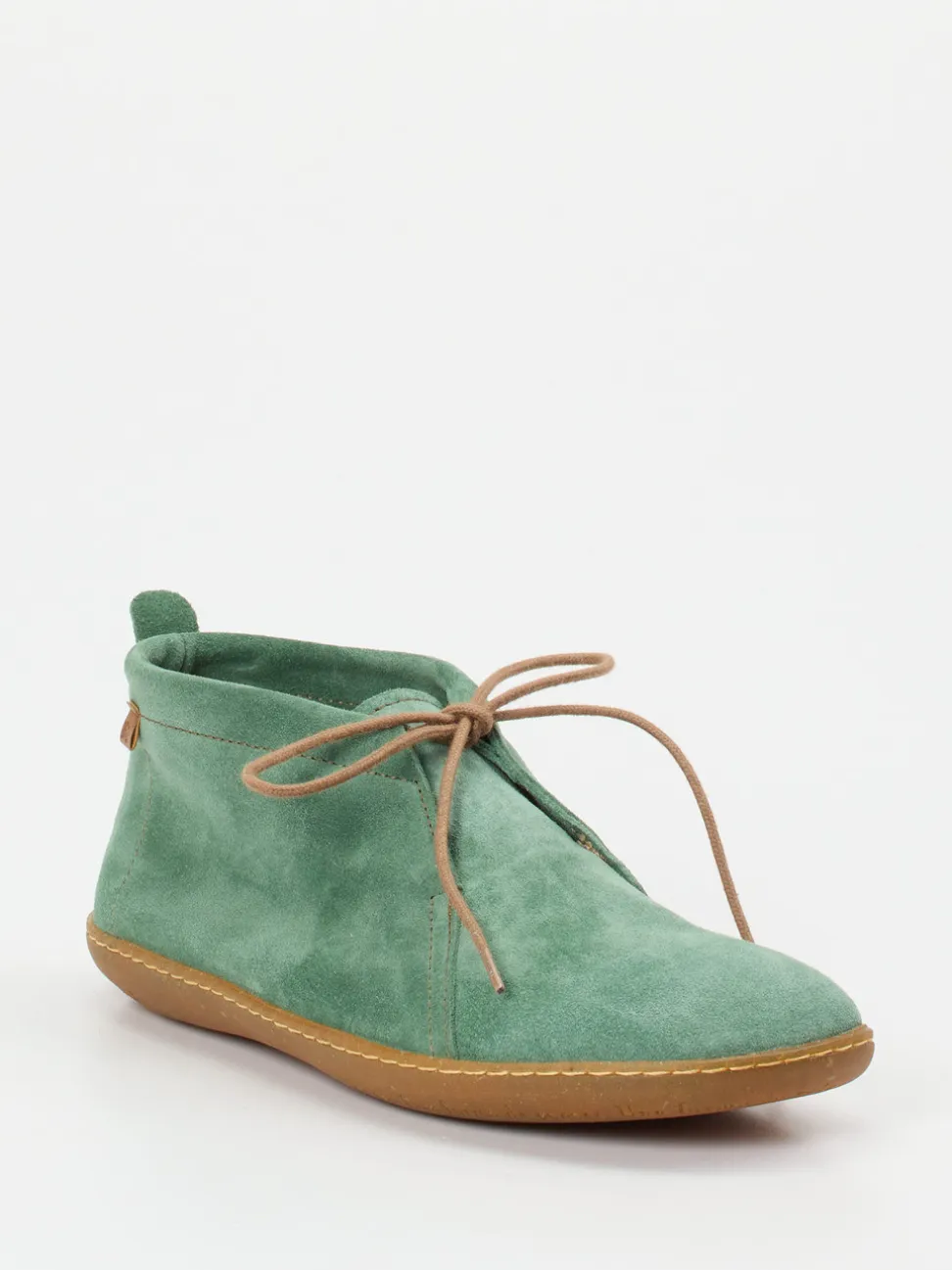 El Naturalista – Chukka Boots aus Veloursleder salbeigrün
