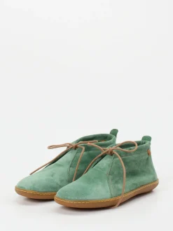El Naturalista – Chukka Boots aus Veloursleder salbeigrün