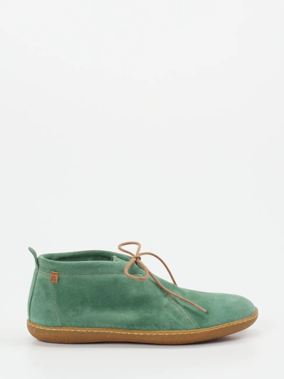 El Naturalista – Chukka Boots aus Veloursleder salbeigrün