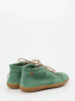 El Naturalista – Chukka Boots aus Veloursleder salbeigrün