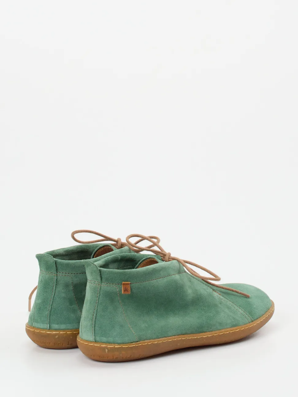El Naturalista – Chukka Boots aus Veloursleder salbeigrün