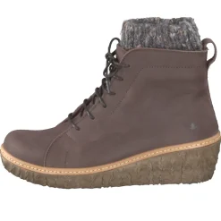 El Naturalista – Keilstiefelette aus Nubukleder braun