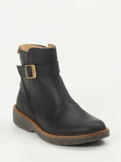 El Naturalista – Stiefelette aus Fettleder schwarz