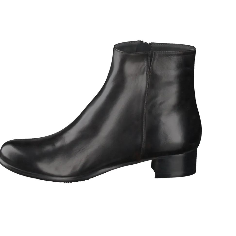 Everybody – Stiefelette aus Lammleder in Schwarz