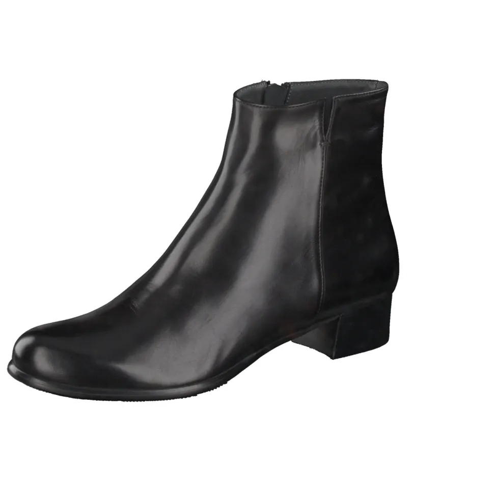 Everybody – Stiefelette aus Lammleder in Schwarz