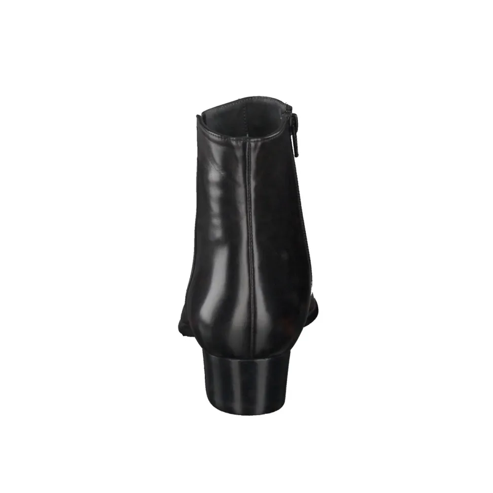 Everybody – Stiefelette aus Lammleder in Schwarz