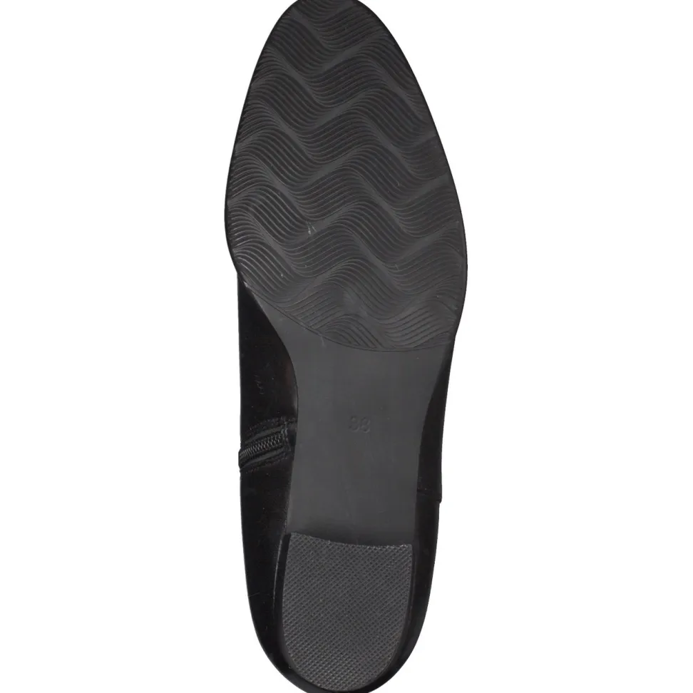 Everybody – Stiefelette aus Lammleder in Schwarz