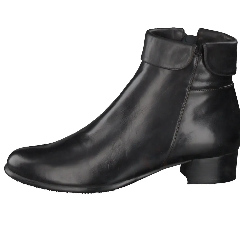Everybody – Stiefelette aus Lammleder schwarz