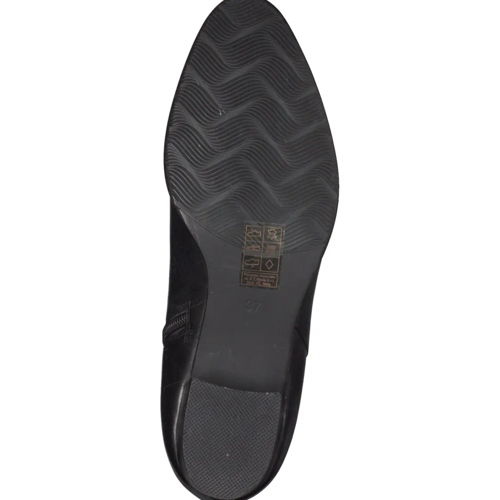 Everybody – Stiefelette aus Lammleder schwarz