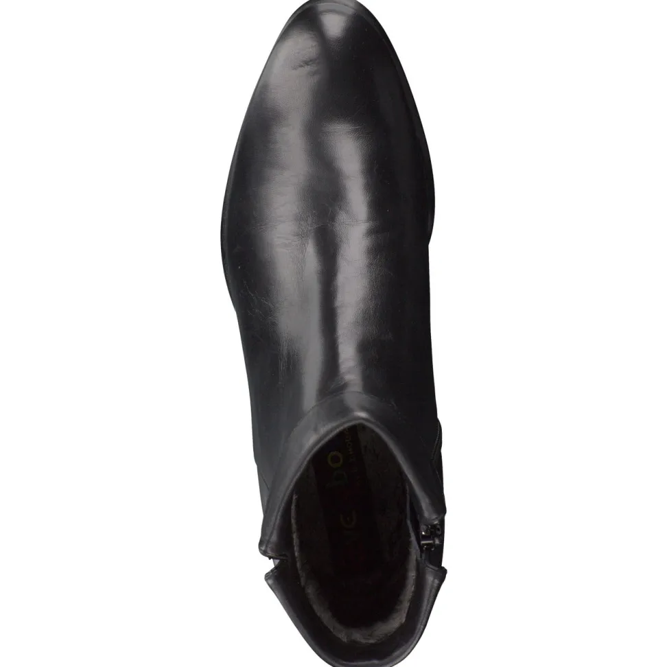 Everybody – Stiefelette aus Lammleder schwarz