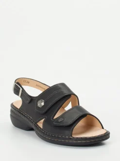 Finn Comfort – Komfortsandalen aus Kalbleder schwarz
