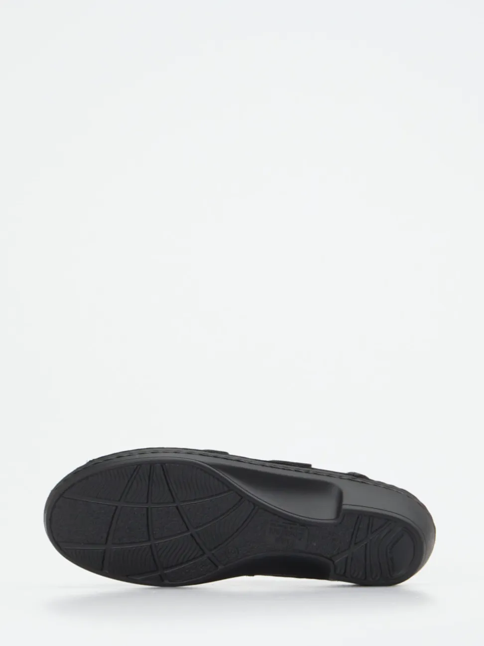 Finn Comfort – Sandalen aus geprägtem Leder Schwarz