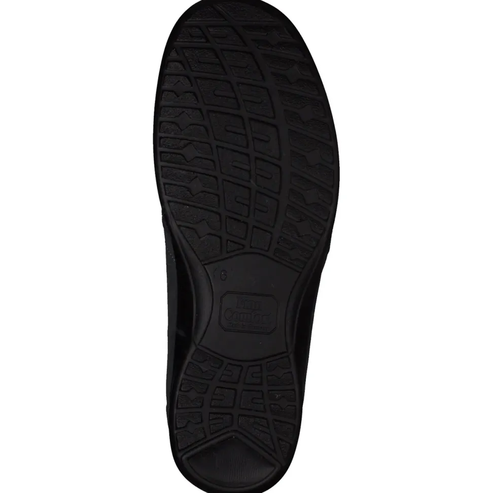 Finn Comfort – Schnürschuhe aus Nubukleder anthrazit