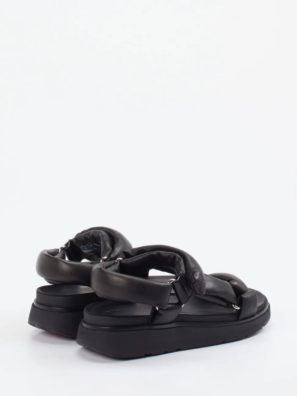 FitFlop – Chunky-Sandale aus Kalbleder schwarz