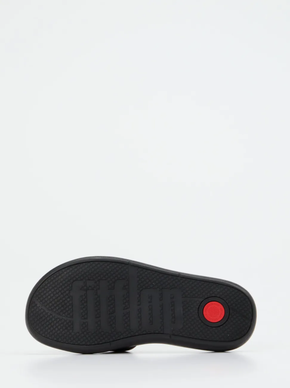FitFlop – Pantolette aus Kalbleder schwarz