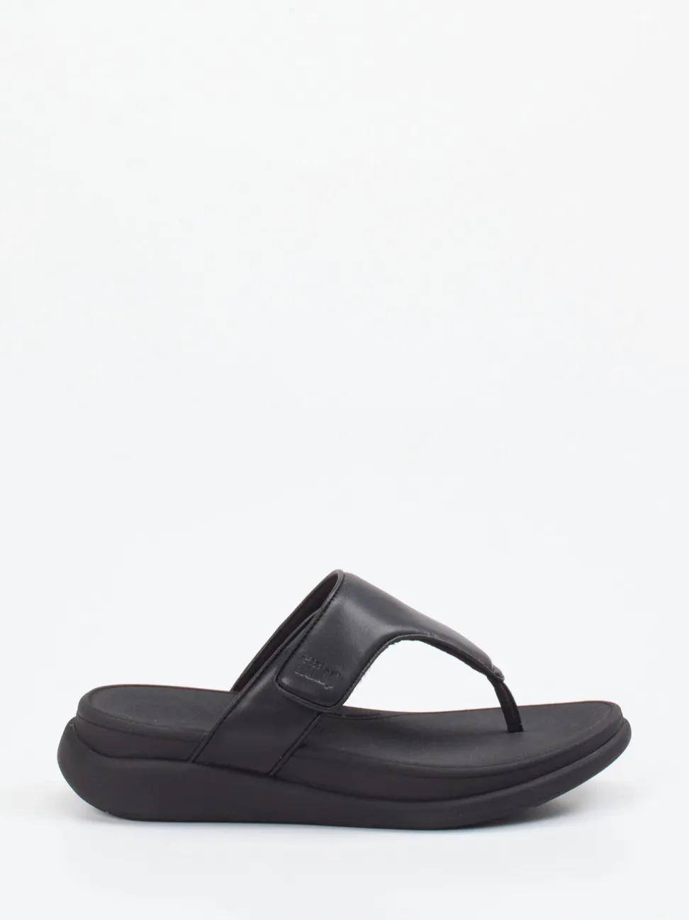 FitFlop – Zehentrenner aus Kalbleder schwarz