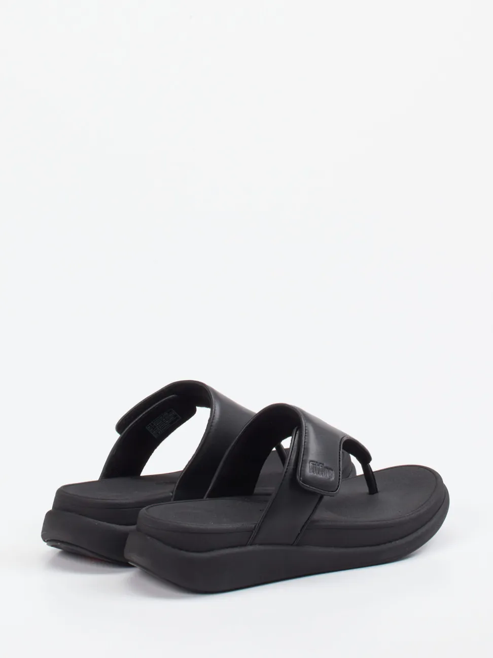 FitFlop – Zehentrenner aus Kalbleder schwarz