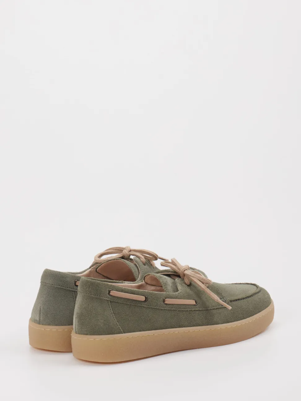 Gabor – Bootsschuh aus Veloursleder olivgrün