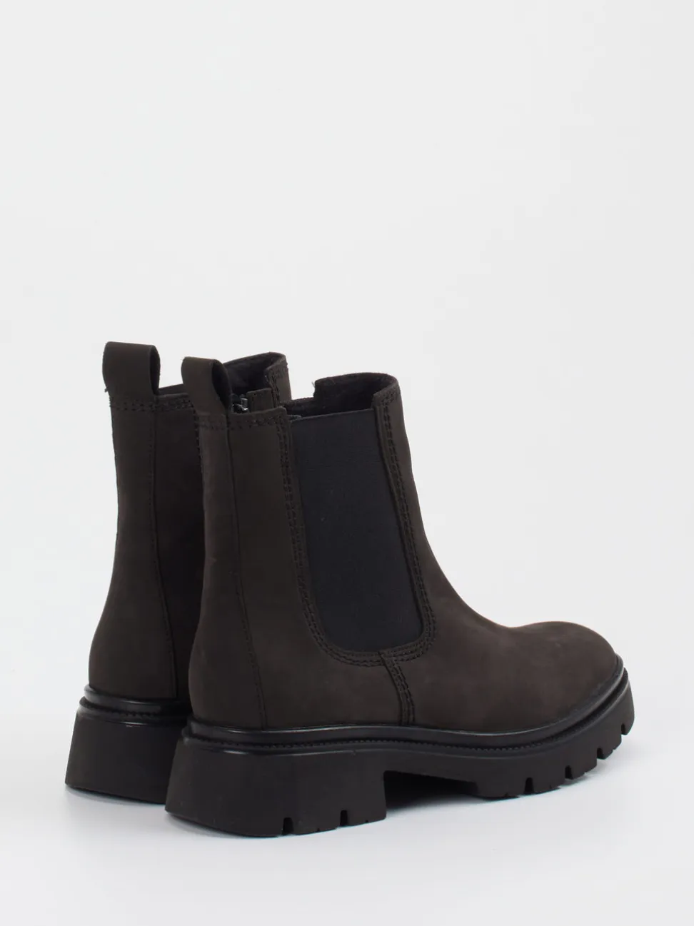Gabor – Chelsea Boots aus Nubukleder Dunkelgrau