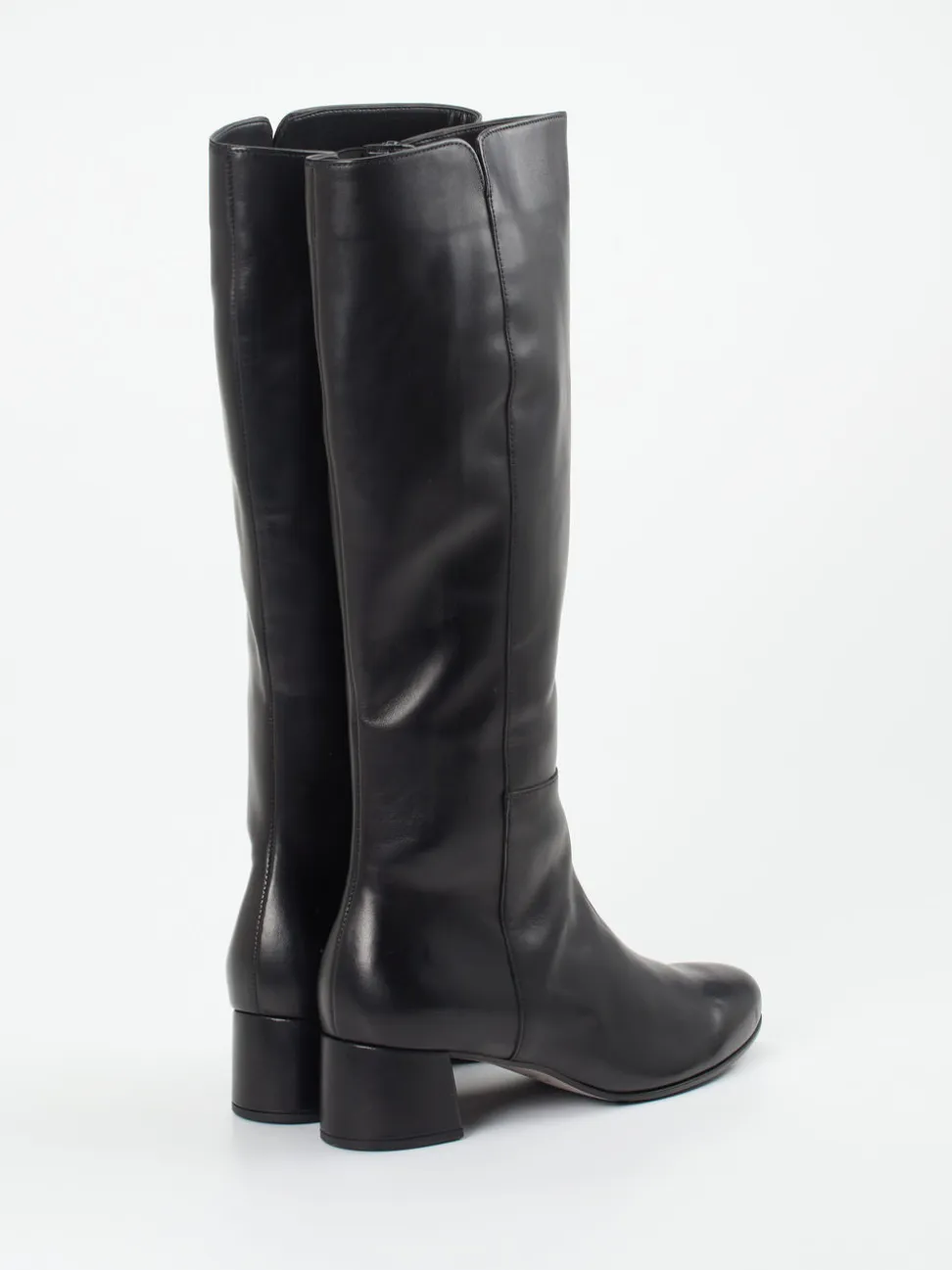 Gabor – Kniehohe Stiefel aus Leder Schwarz