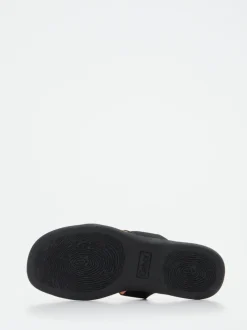 Gabor – Komfort-Pantolette aus Textil in Schwarz