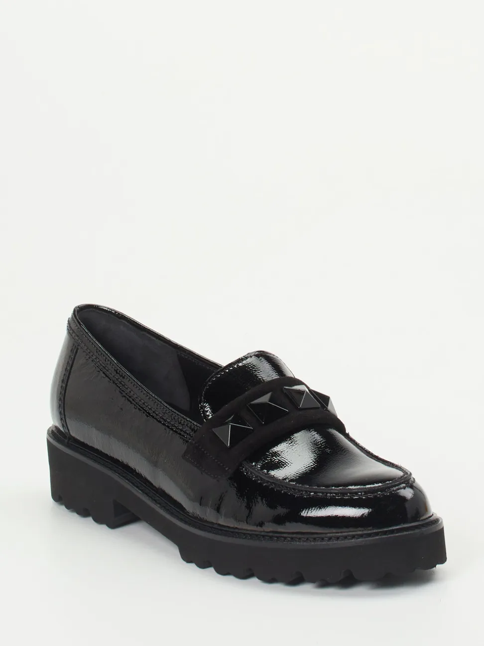 Gabor – Loafer aus Lackleder in Schwarz