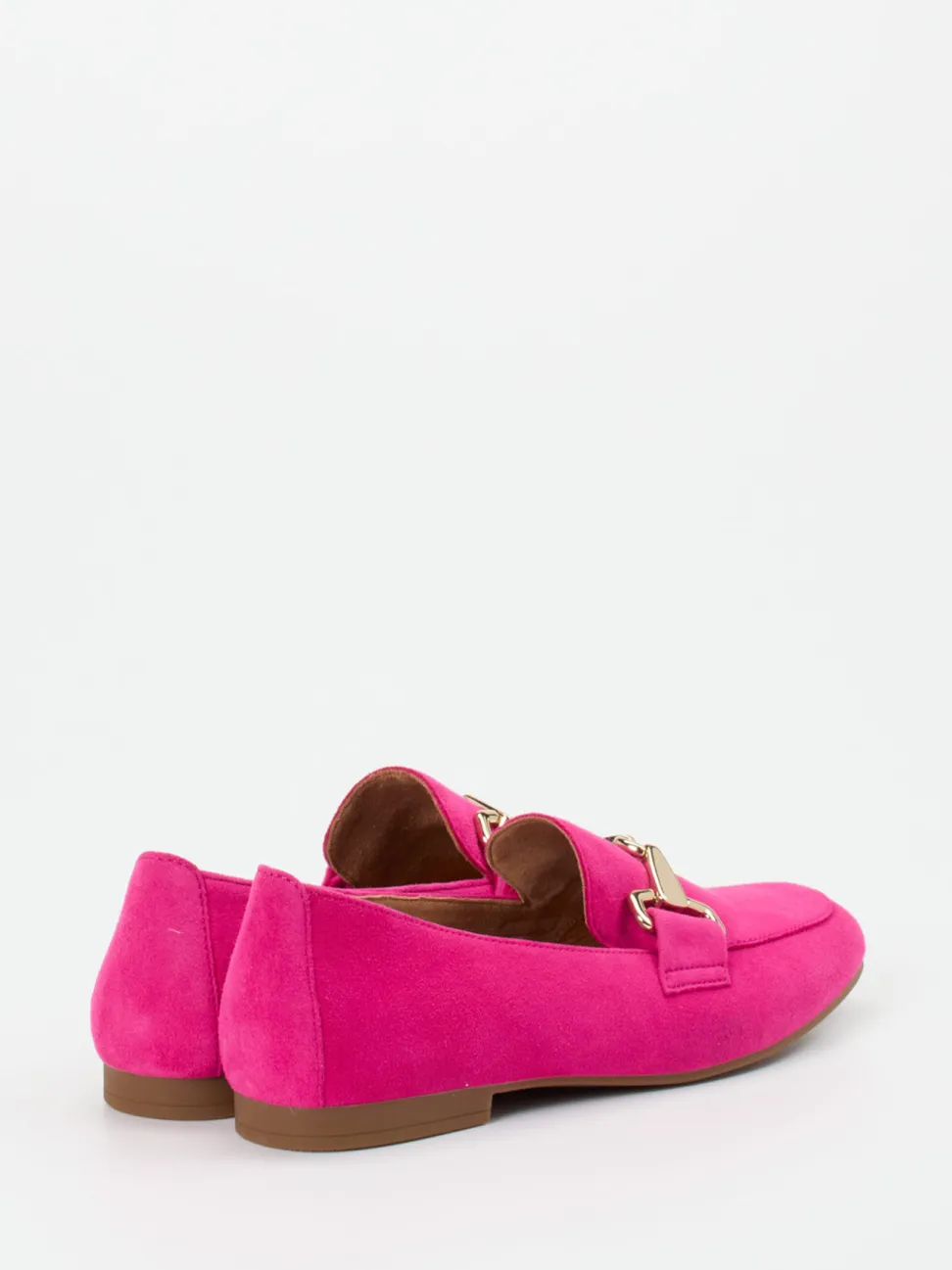 Gabor – Loafer aus Veloursleder in Pink