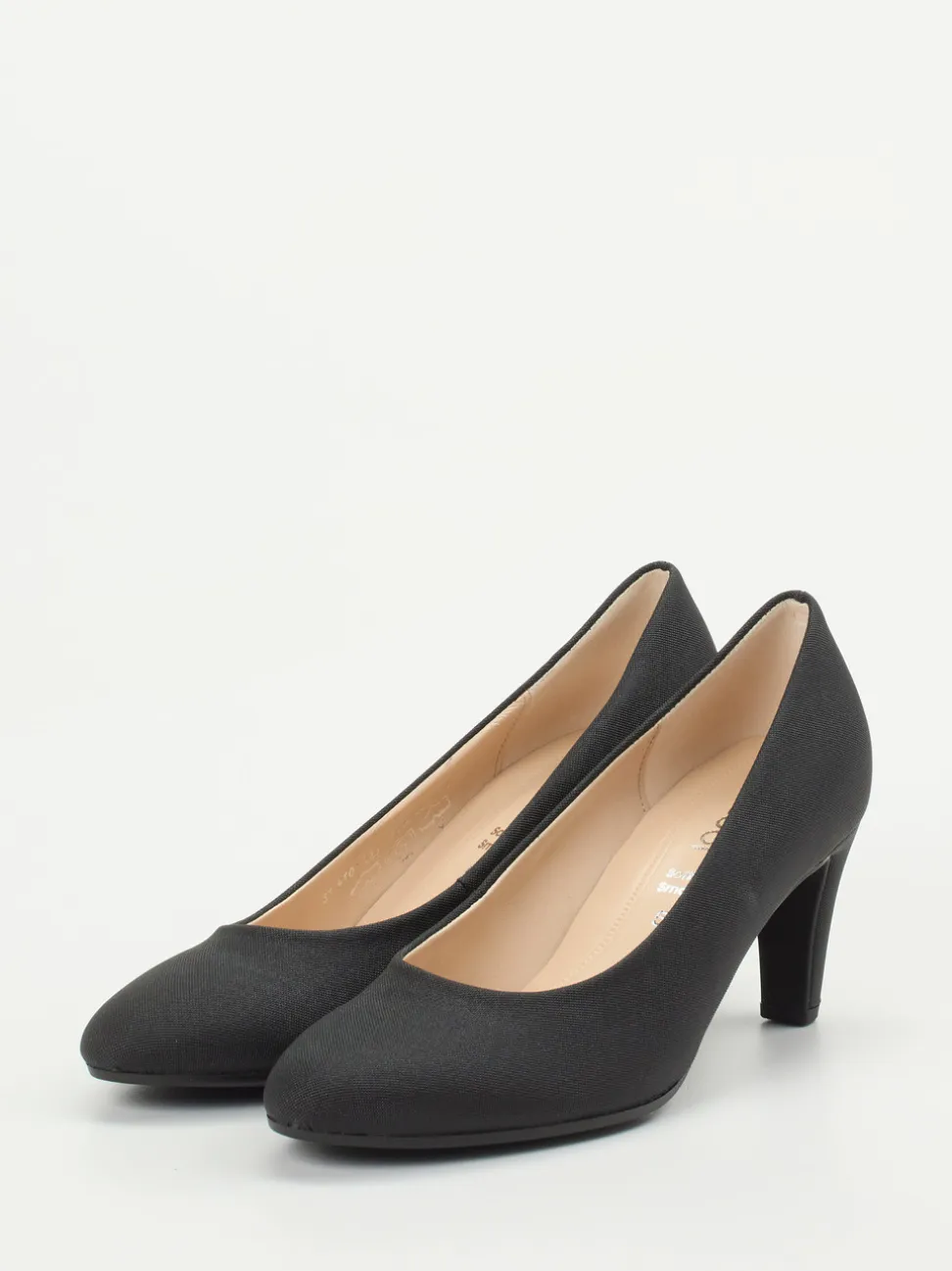 Gabor – Pumps aus Metallicleder in Schwarz