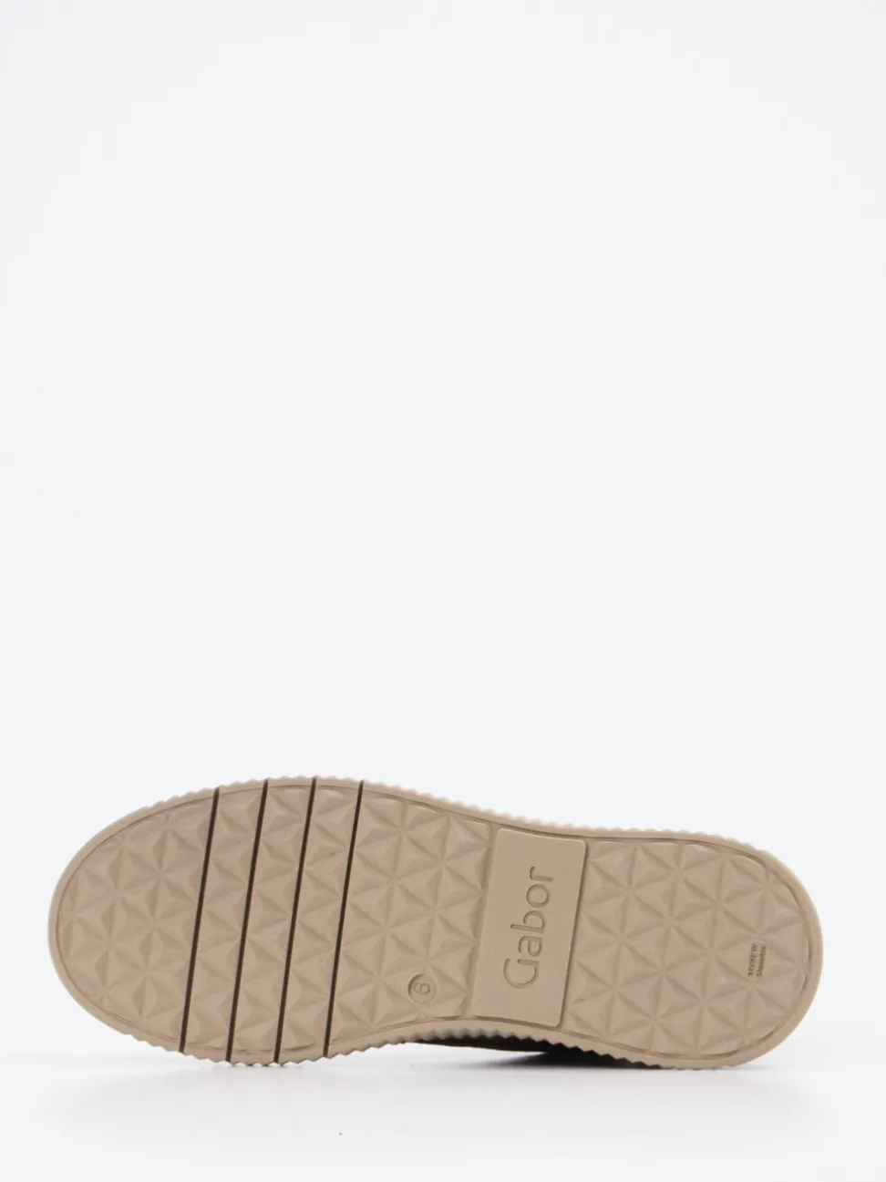 Gabor – Schnürboots aus Veloursleder in Taupe
