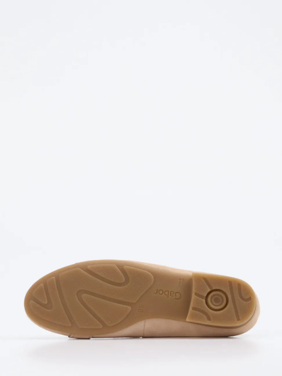 Gabor Comfort – Ballerinas aus Veloursleder beige