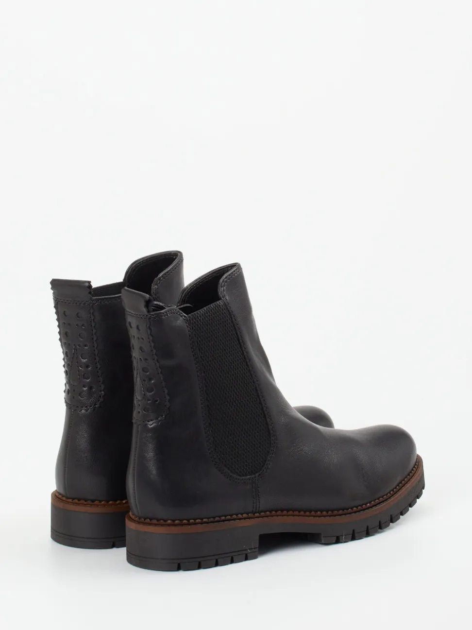 Gabor Comfort – Chelsea Boots aus Kalbleder Schwarz
