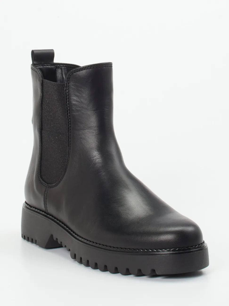 Gabor Comfort – Chelsea-Stiefelette aus Kalbleder schwarz