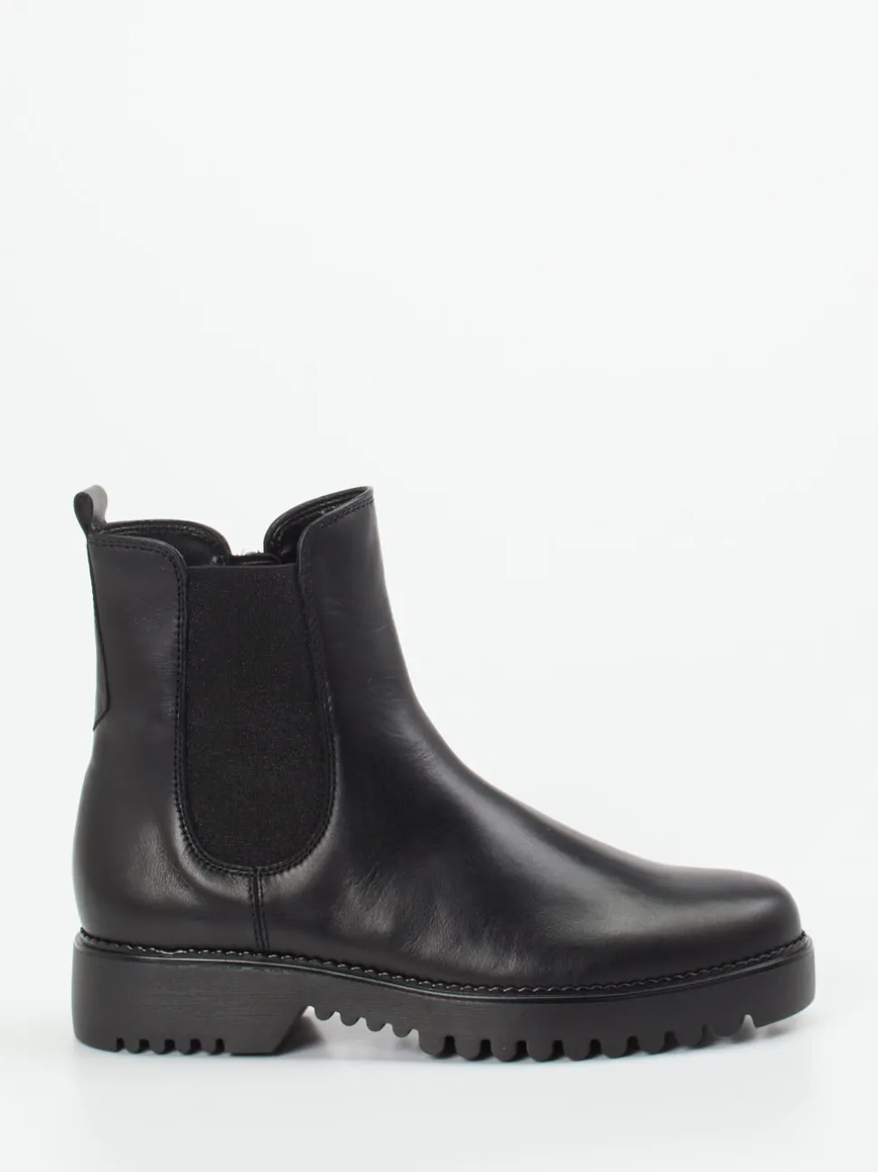 Gabor Comfort – Chelsea-Stiefelette aus Kalbleder schwarz