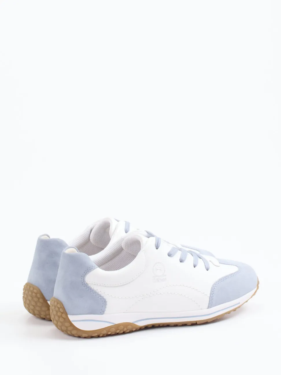 Gabor Comfort – Freizeitsneaker aus Velour/Leder weiß