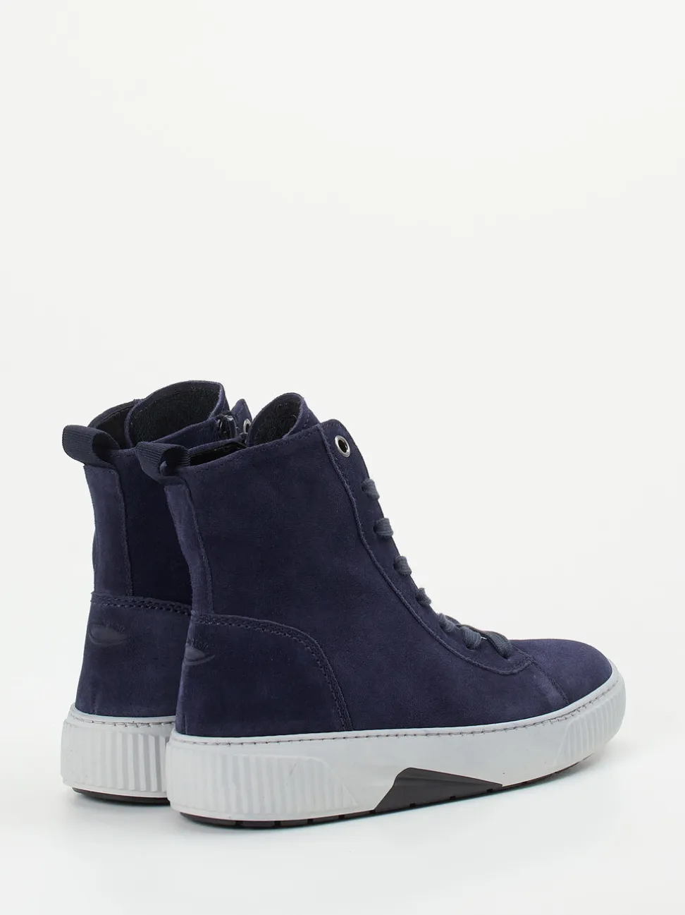 Gabor Comfort – High-Top Sneaker aus Veloursleder Dunkelblau