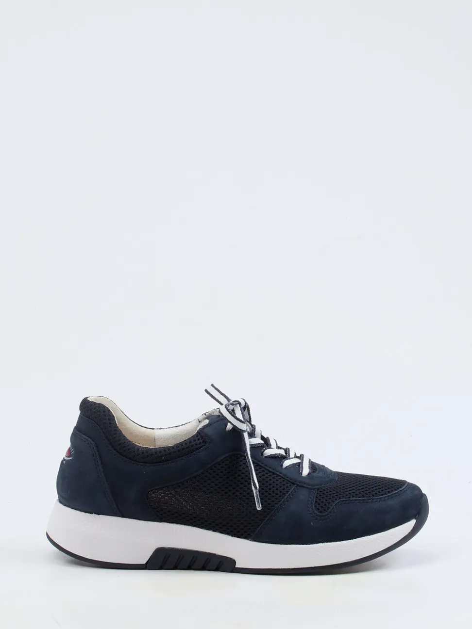 Gabor Comfort – Sneaker aus Nubukleder in Blau