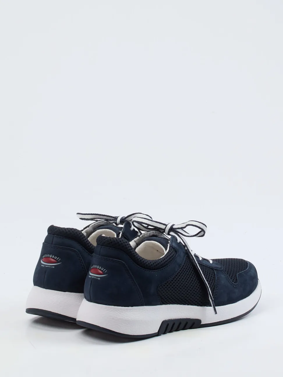 Gabor Comfort – Sneaker aus Nubukleder in Blau